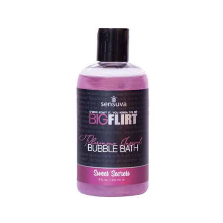 Sensuva Big Flirt Pheromone Bubble Bath - 8 oz Sweet Secrets